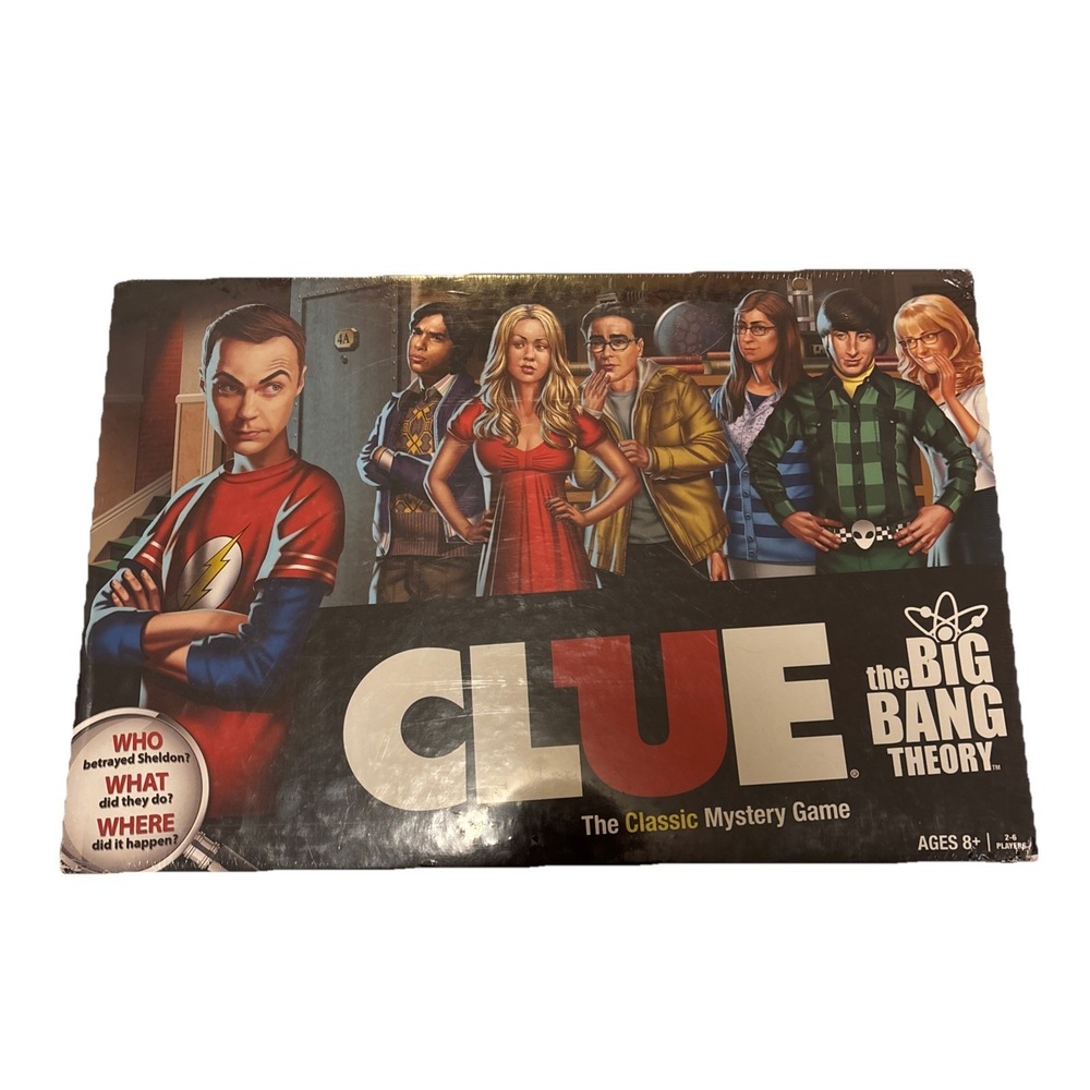 Clue The Big Bang Theory Edition Board Game 2013 NEW Factory Sealed
